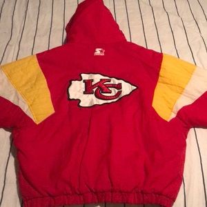 🌟 Kansas City Chiefs Starter Vintage Jacket 💥 XL
